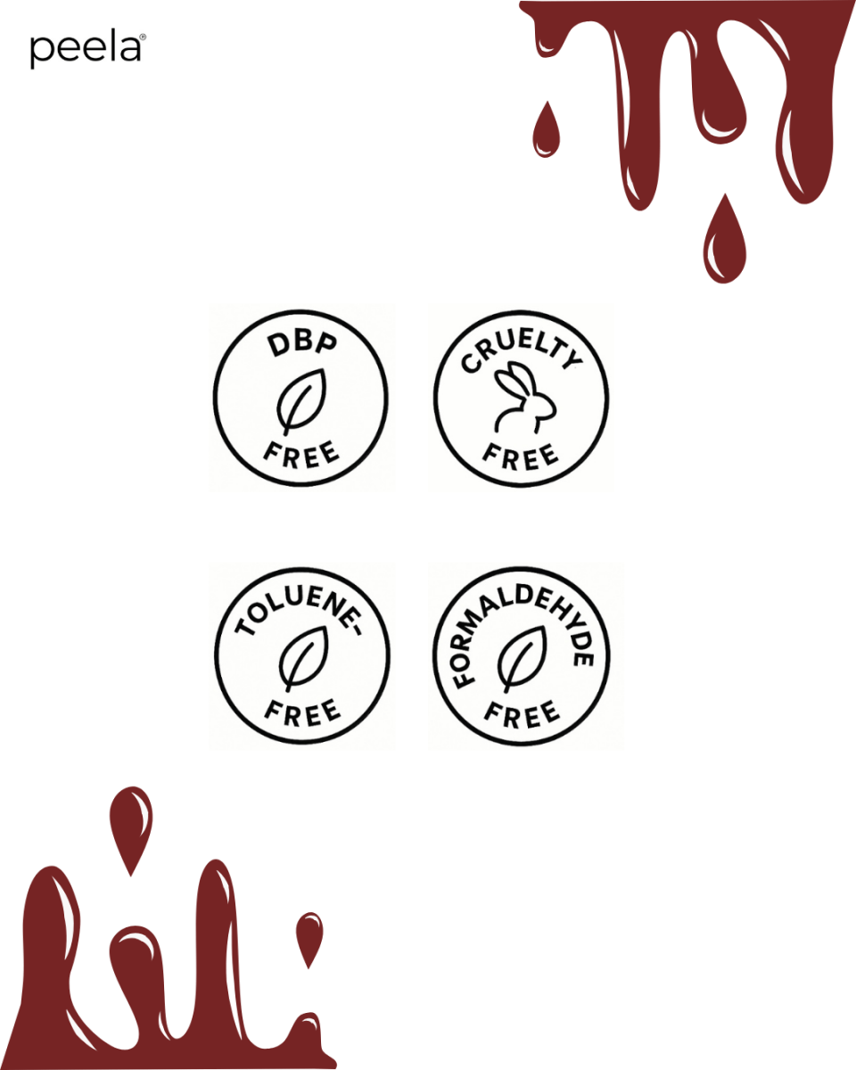 Deep Wine 14 - 10ml - peelanails - peela - peelable - peelablenailpolish - nailpolish - 5ml - 10ml - bundles