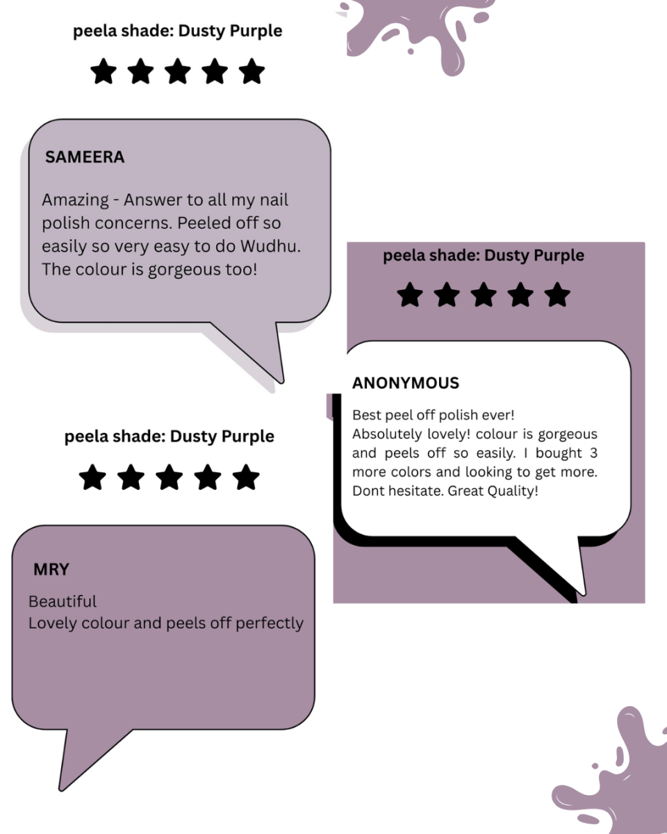 Dusty Purple 28 - 10ml - peelanails - peela - peelable - peelablenailpolish - nailpolish - 5ml - 10ml - bundles