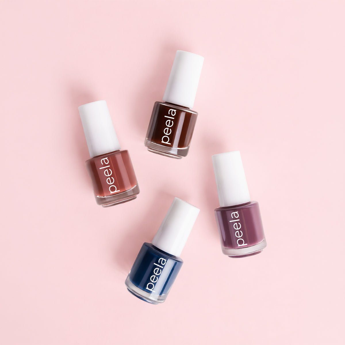 Peela Discovery Set 5ml x 4 Shades Peelable Collection - peelanails - peela - peelable - peelablenailpolish - nailpolish - 5ml -10ml - bundles