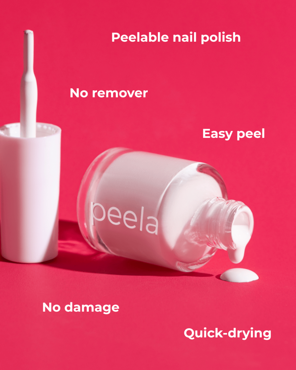 Pure White 01 - 10ml - peelanails - peela - peelable - peelablenailpolish - nailpolish - 5ml - 10ml - bundles