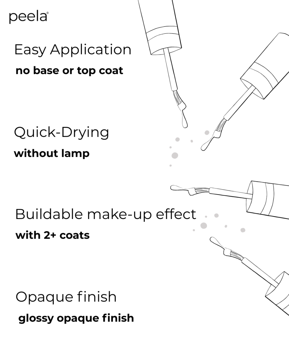 Pure White 01 - 10ml - peelanails - peela - peelable - peelablenailpolish - nailpolish - 5ml - 10ml - bundles