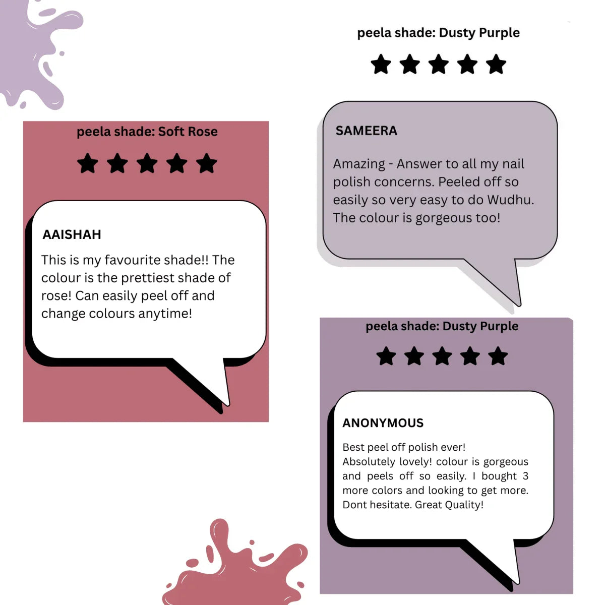 The Celebration Set - peelanails - peela - peelable - peelablenailpolish - nailpolish - 5ml - 10ml - bundles