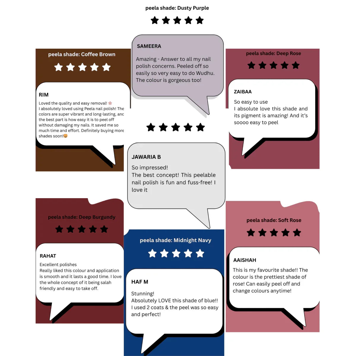 The Complete Collection - peelanails - peela - peelable - peelablenailpolish - nailpolish - 5ml - 10ml - bundles