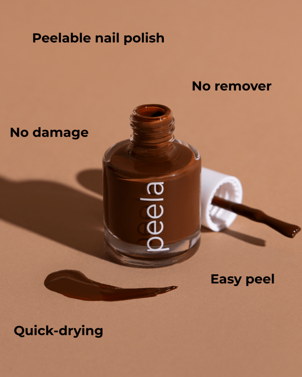 Coffee Brown 10 - 10ml - peelanails - peela - peelable - peelablenailpolish - nailpolish - 5ml - 10ml - bundles