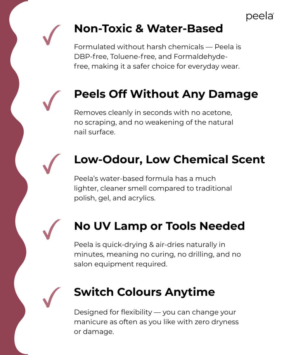 Deep Rose 40 - 10ml - peelanails - peela - peelable - peelablenailpolish - nailpolish - 5ml - 10ml - bundles