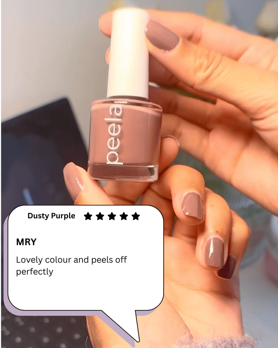 Dusty Purple 28 - 10ml - peelanails - peela - peelable - peelablenailpolish - nailpolish - 5ml - 10ml - bundles