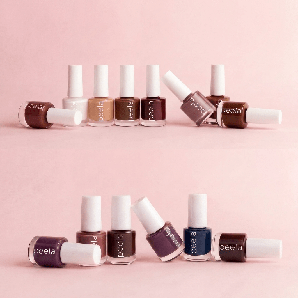 Peela ALL Shades Peelable Collection - peelanails - peela - peelable - peelablenailpolish - nailpolish - 5ml -10ml - bundles