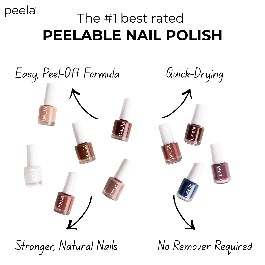 Peela Peelable Nail Polish Make Your Own Set - peelanails - peela - peelable - peelablenailpolish - nailpolish - 5ml - 10ml - bundles