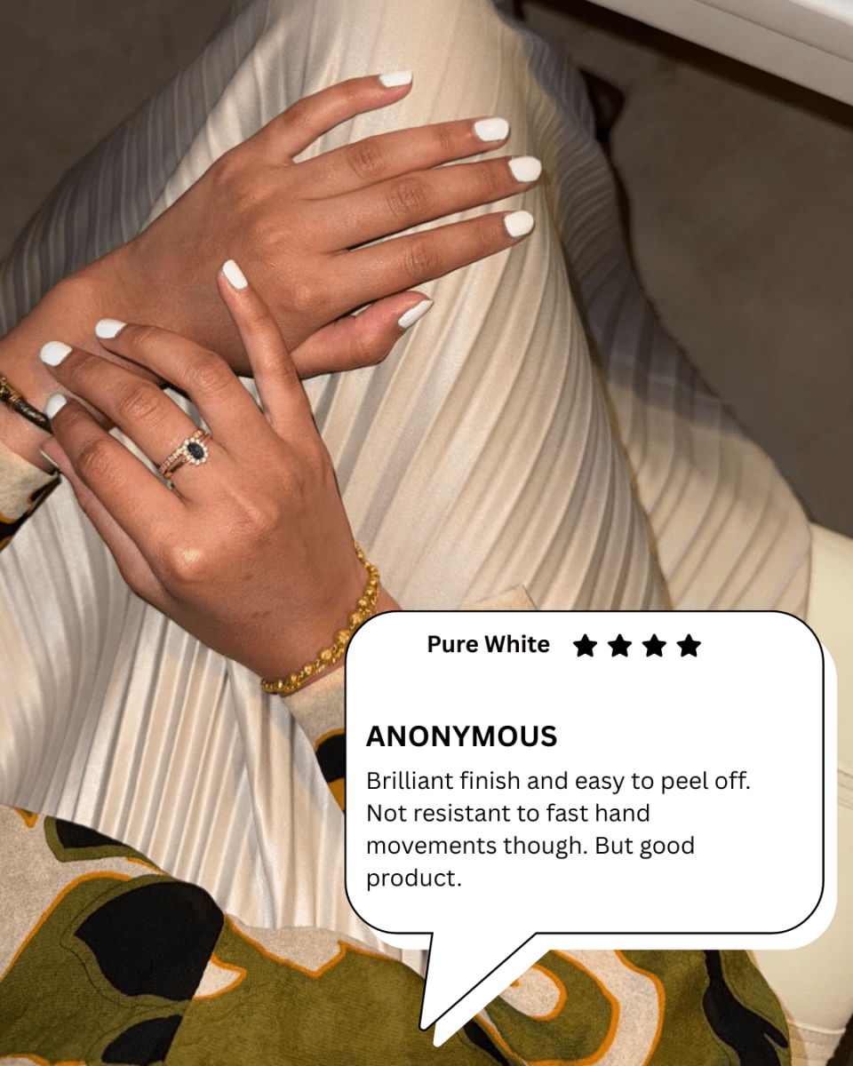 Pure White 01 - 10ml - peelanails - peela - peelable - peelablenailpolish - nailpolish - 5ml - 10ml - bundles