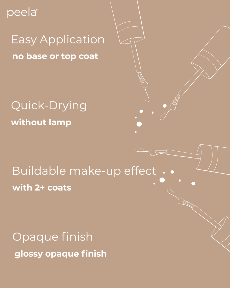 Simply Beige Peela Shade 44 - 10ml - peelanails - peela - peelable - peelablenailpolish - nailpolish - 5ml - 10ml - bundles