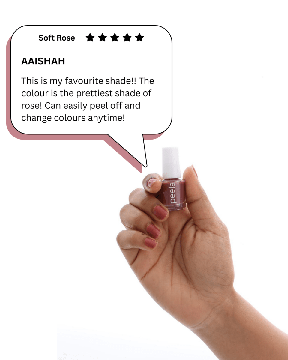 Soft Rose Peela Shade 37 - 5ml - peelanails - peela - peelable - peelablenailpolish - nailpolish - 5ml - 10ml - bundles