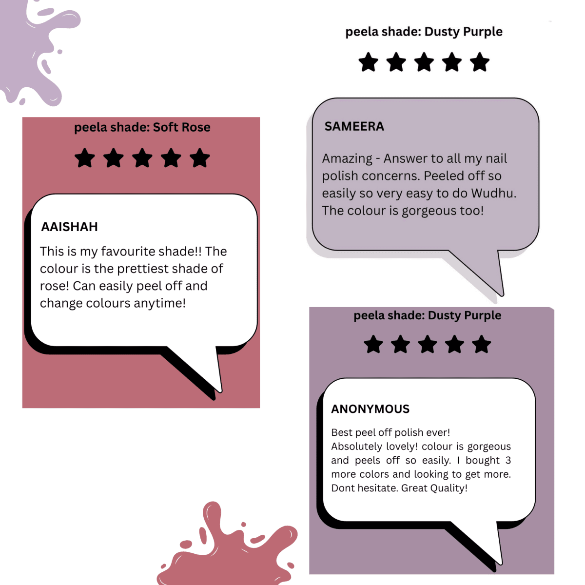 The Celebration Set - peelanails - peela - peelable - peelablenailpolish - nailpolish - 5ml - 10ml - bundles