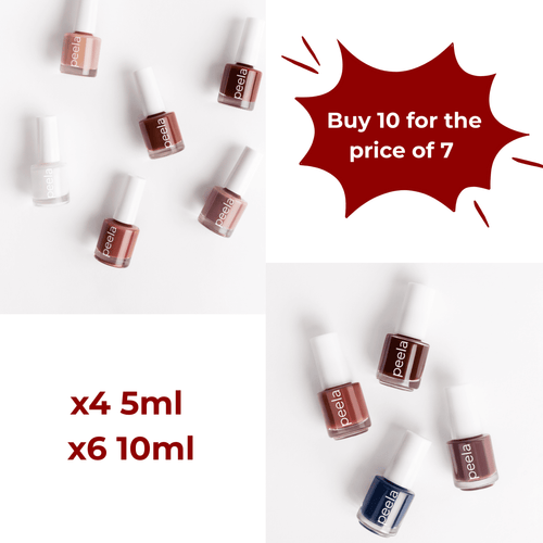 The Complete Collection - peelanails - peela - peelable - peelablenailpolish - nailpolish - 5ml - 10ml - bundles