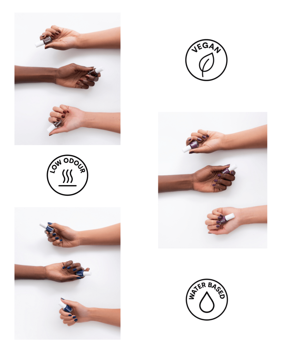 The Night Edition - 3 Luxe Peela Nail Shades - peelanails - peela - peelable - peelablenailpolish - nailpolish - 5ml - 10ml - bundles